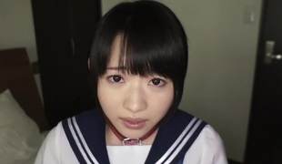 Incredible Japanese slut Karen Haruki in Fabulous threesomes, college JAV video