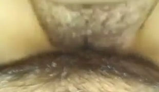 Buddy's hairy cock permeates lusty hungry vagina of his nasty wife